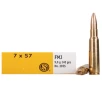 Sellier   Bellot 7x57mm Mauser  7mm Mauser  Ammo 140 Grain Full Metal Jacket Box of 20