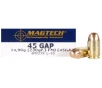 Magtech 45 GAP Ammo 230 Grain Full Metal Jacket Case of 1000  20 Boxes of 50 