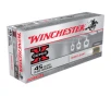 Winchester Super X WinClean 45 ACP Ammo 230 Grain Full Metal Jacket Case of 500  10 Boxes of 50 