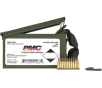 PMC X-Tac M855 5 56x45mm NATO Ammo 62 Grain Penetrator Full Metal Jacket Ammo Can of 840  84 10-Round Clips in Bandoleers 