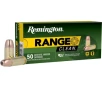 Remington Range Clean 9mm Luger Ammo 115 Grain Flat Nose Box of 50