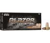 Blazer Brass Clean Fire Suppressor Subsonic 9mm Luger Ammo 147 Grain Full Metal Jacket Case of 500  10 Boxes of 50 