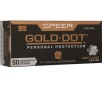 Speer Gold Dot 9mm Luger Ammo 124 Grain Bonded Jacketed Hollow Point Box of 50