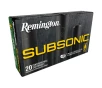 Remington Subsonic 308 Winchester Ammo 190 Grain Bonded Jacketed Hollow Point Case of 200  10 Boxes of 20 