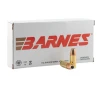 Barnes Defense 9mm Luger Ammo 124 Grain Sierra Jacketed Hollow Point Box of 20