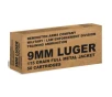 Remington Military Law Enforcement Training 9mm Luger Ammo 115 Grain Full Metal Jacket Box of 50