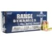 Fiocchi Range Dynamics Ammunition 9mm Luger 115gr FMJ 1200 fps 50 ct