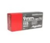 Aguila Handgun Ammuntion 9mm Luger 115 gr FMJ 1150 fps 50 ct
