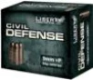 Liberty Civil Defense Handgun Ammunition 9mm   P  50gr SCHP 2000 fps 20 ct