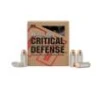 Hornady Critical Defense Handgun Ammunition  30 Super Carry 100gr FTX 1250 fps 20 ct