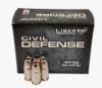 Civil Defense  357 SIG 50GR Copper Mono  Frag HP Lead Free 20RD