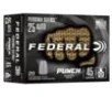Federal Personal Defense Punch Handgun Ammunition  25 Auto 45gr Solid 825 fps 20 ct