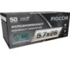 Fiocchi Hyperformance Defense Handgun Ammunition 5 7x28 FN 35gr FG 1750 fps 50 ct
