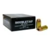 Double Tap Controlled Expansion Handgun Ammunition 45 Auto 230gr JHP 1000 fps 20 ct
