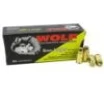 Wolf  Turkish  Performance Handgun Ammunition 9mm Luger 124gr FMJ 50 ct