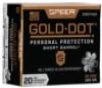 Speer Gold Dot Short Barrel Handgun Ammunition  40 S W 180 gr HP 950 fps 20 ct