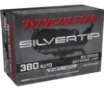 Winchester Silvertip Handgun Ammunition  380 ACP 85 gr  JHP 1000 fps 20 ct