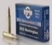 PPU Rifle Ammunition  223 Rem 55 gr FMJ-BT 3240 fps 20 ct