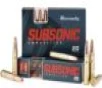 Hornady Subsonic Ammunition  300 BLACKOUT 190 gr SUB-X 1050 fps 20 ct