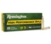 Remington High Performance Rifle Ammunition  223 Rem 55 gr PSP 3240 fps 20 ct