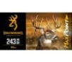 Browning Max Point Rifle Ammunition 243 Win 95gr PT 3100 fps 20 ct
