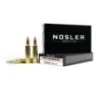 Nosler Match Grade Rifle Ammunition 28 NOS 168 gr HPBT 3075 fps 20 ct