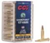 CCI  17 HMR GamePoint Rimfire Ammunition  17 HMR 20 gr JSP 2375 fps 50 ct