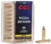 CCI V-MAX Rimfire Ammunition  22 WMR 30 gr Poly Tip V-Max 2200 fps 50 ct