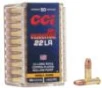 CCI Velocitor HP Rimfire Ammunition  22 LR 40 gr CPHP 1435 fps 50 ct
