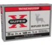 Winchester Super-X Rifled Slug Shotshells 20 ga 2-3 4  3 4 oz 1600 fps Slug 5 ct