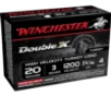 Winchester Double X Turkey Load Shotshells 20 ga 3  MAX 1-5 16 oz  4 1200 fps 10 ct