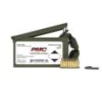 PMC Rifle Ammunition 5 56 NATO 62 gr Green Tip 2920 fps 1680 ct w Bandoleer Metal Box  2-Metal Boxes  1680 ct Total