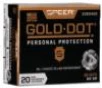 Speer Gold Dot Handgun Ammunition 32 ACP 60 gr HP 960 fps 20 ct