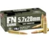 FN GUNR Target Handgun Ammunition 5 7x28mm 40 gr FMJ 2040 fps 50 ct