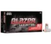 CCI Blazer Aluminum Handgun Ammunition  40 S W 165 gr FMJ 1100 fps 1000 ct