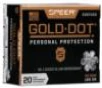 Speer Gold Dot Handgun Ammunition  40 S W 165gr HP 1150 fps 20 ct