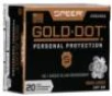 Speer Gold Dot Handgun Ammunition 9mm Luger 147 gr HP 985 fps 20 ct