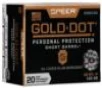 Speer Gold Dot Short Barrel Handgun Ammunition  38 Spl   P  135 gr HP 860 fps 20 ct
