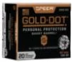 Speer Gold Dot Short Barrel Handgun Ammunition  357 Mag 135 gr HP 990 fps 20 ct