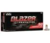 CCI Blazer Aluminum Handgun Ammunition  25 ACP 50 gr FMJ 755 fps 50 box