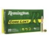 Remington Core-Lokt Rifle Ammunition 6 5 Creedmoor 140gr PSP 2700 fps 20 ct
