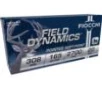 Fiocchi Field Dynamics Rifle Ammunition  308 Win  165 gr PSP 2700 fps 20 ct