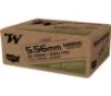 Winchester USA Lake City M855 Green Tip Rifle Ammunition 5 56mm 62 gr  FMJ 3060 fps 500 ct