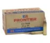 Hornady Frontier Rifle Ammunition  223 Rem 55 gr HP Match 3240 fps  50 ct