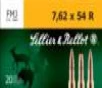 Sellier   Bellot Rifle Ammunition 7 62x54R 180 gr 2580 fps FMJ  - 20 box