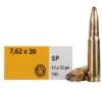 Sellier   Bellot Rifle Ammunition 7 62x39mm 123 gr SP 2435 fps - 20 box