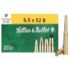 Sellier   Bellot Rifle Ammunition 6 5x52R 117 gr SP 775 fps - 20 box