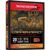 Winchester Copper Impact Slug Shotshells 20 ga 2-3 4  3 4 oz 1600 fps Slug 5 ct
