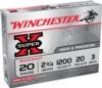 Winchester Super X Buckshot Shotshells 20 ga 2-3 4  1200 fps  3 15 ct