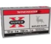 Winchester Super-X Rifled Slug Shotshells 12 ga 3  1 oz 1760 fps Slug 5 ct